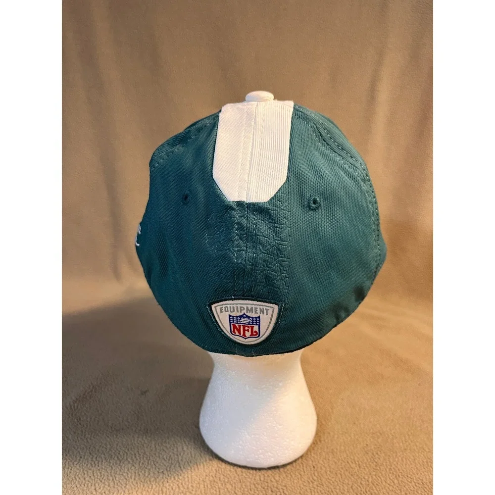 Reebok Philadelphia Eagles NFL Hat Green White NFC East Baseball Cap Mens